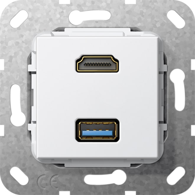 GIRA - GGI567803 HDMI USB 3.0 A CONN.