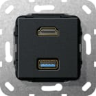 GIRA - GGI567810 HDMI USB 3.0 A CONN.