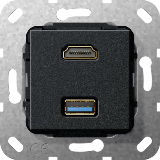 GIRA - GGI567810 HDMI USB 3.0 A CONN.