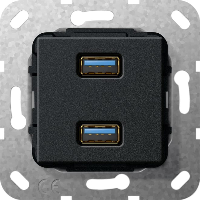 GIRA - GGI568410 USB 3.0 A 2-M CONN.