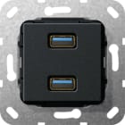 GIRA - GGI568510 USB 3.0 A 2-M CAVO BREAKOUT MODULO NERO