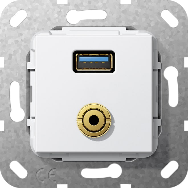 GIRA - GGI568603 USB 3.0 A M-JACK CONN. CAVO BREAKOUT