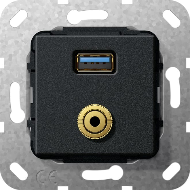 GIRA - GGI568610 USB 3.0 A M-JACK CONN. CAVO BREAKOUT