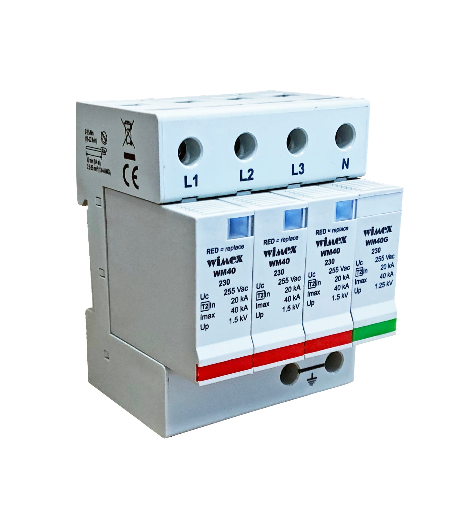 WIMEX - WIM5690282X SC.WM44-230-G 3F+N 4P 230VAC