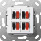 GIRA - GGI569403 COLLEGAM.ALTOPARL. 4-M MODULO BNC PURO