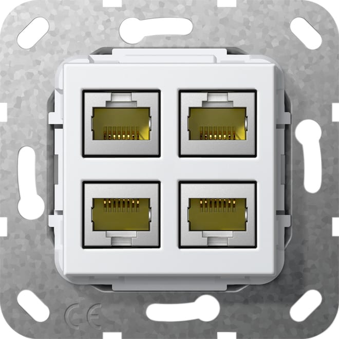 GIRA - GIR569803 MJ RJ45 CAT.6A 10 GB 4X GENDER CH. MODUL
