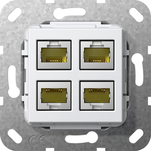 GIRA - GGI569803 MJ RJ45 CAT.6A 10 GB 4X GENDER CH. MODUL