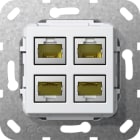 GIRA - GGI569903 MJ RJ45 CAT.6A 10 GB 4-M MODULO BNC PURO
