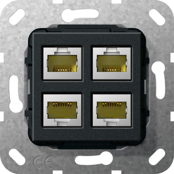 GIRA - GGI569910 MJ RJ45 CAT.6A 10 GB 4-M