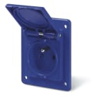 SCAME PARRE SPA - SCA570.4091-SW PRESA INCASSO FRANCESE C/SHUTTER E MICRO