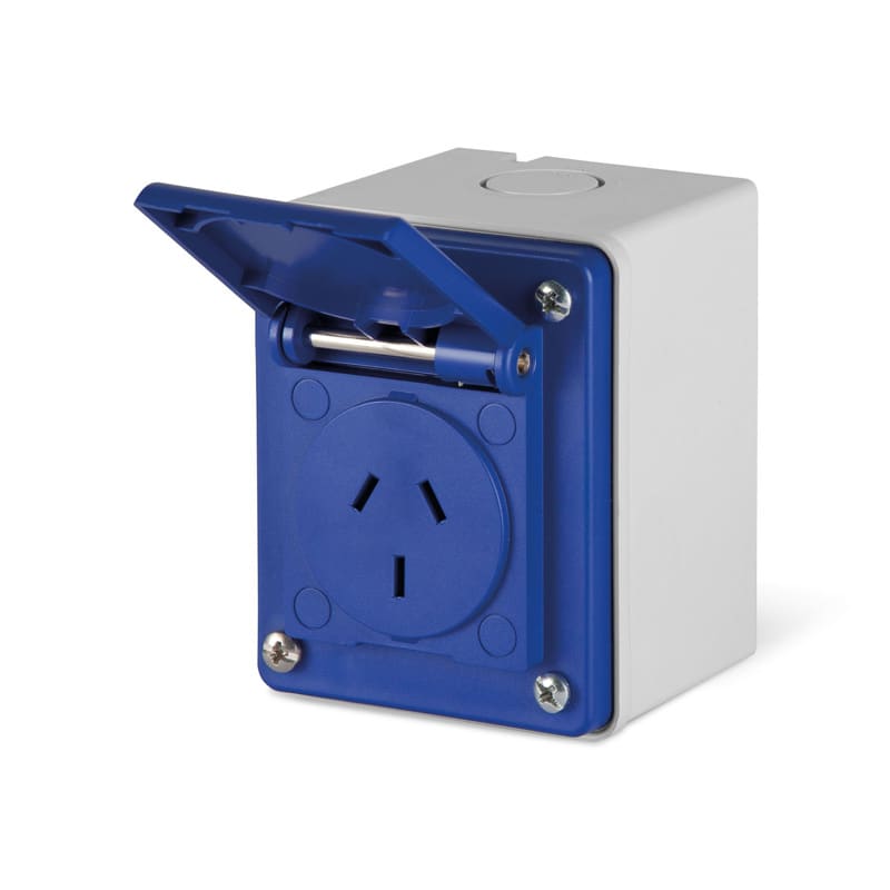 SCAME PARRE SPA - SCA570.4193 PRESA PAR. ARGENTINA 10A BLU (VERS. PG)