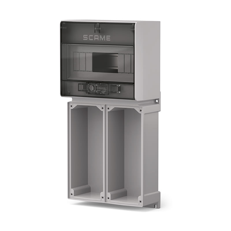 SCAME PARRE SPA - SCA573.5121 BASE + CENTRALINO X 2 PRESE 16/32A