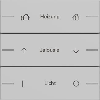 GIRA - GIR5763015 SET BIL. 3-M PERS. SENS.TATT.4.55 GRIGI