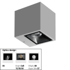LINEA LIGHT (ILED) - ILD76248W30 CUBIT 31 1L MONO 17WAC ON/OFF GG