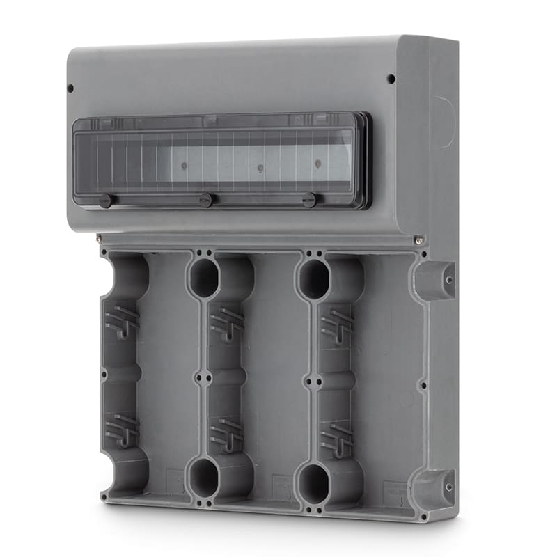 SCAME PARRE SPA - SCA579.5132.D BASE+CENTRALINO TR. X 3 PRESE GRP 16/32A