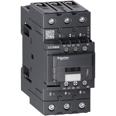 SCHNEIDER ELECTRIC - SNRLC1D80AF7 TeSys D contactor 3P 80A AC-3 up to 440V coil 110V AC 50/60Hz