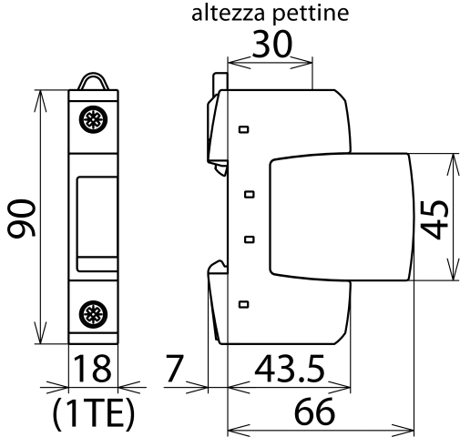 DEHN ITALIA SPA - DEH952084 SPD T2 1P 385V DG S 385 VA