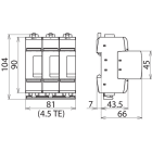 DEHN ITALIA SPA - DEH952520 SPD T2 FV FINO A 1500V FUSE INTERNO