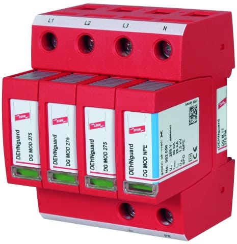 DEHN ITALIA SPA - DEH952315 SPD T2 3P+N 275V A CARTUCCE CON CONTATTO