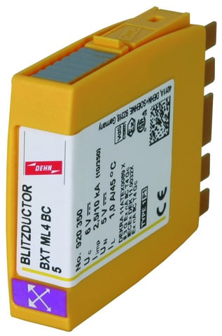 DEHN ITALIA SPA - DEH920350 Modulo di protezione combinata per 4 fili singoli BLITZDUCTOR XT con LifeCheck