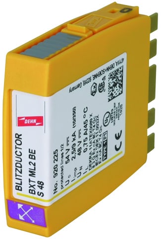 DEHN ITALIA SPA - DEH920225 Modulo di protezione combinata per 2 fili singoli BLITZDUCTOR XT con LifeCheck