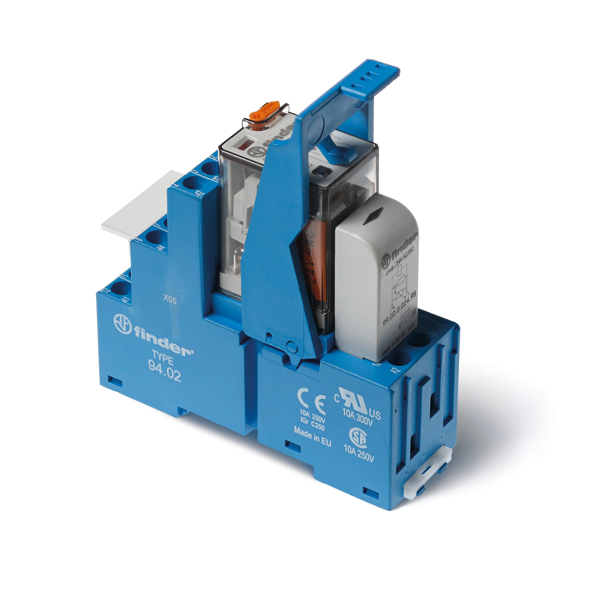 FINDER SPA - FIN583281200060SPA INTERFACCIA MODULARE A RELÈ 2 CONTATTI 10A