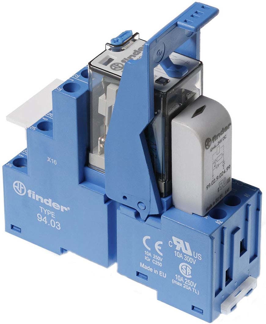 FINDER SPA - FIN583390480050SMA INTERFACCIA MODULARE RELE 3 CONTATTI 10