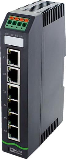 MURRELEKTRONIK SRL - MUE58811 XELITY 6TX SWITCH UNMANAGED PLASTICA