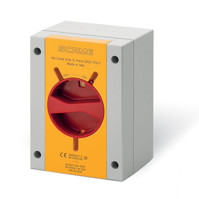SCAME PARRE SPA - SCA590.EM3215 INT. DI MANOVRA/SEZ. 32A 3P+N IP66/IP69