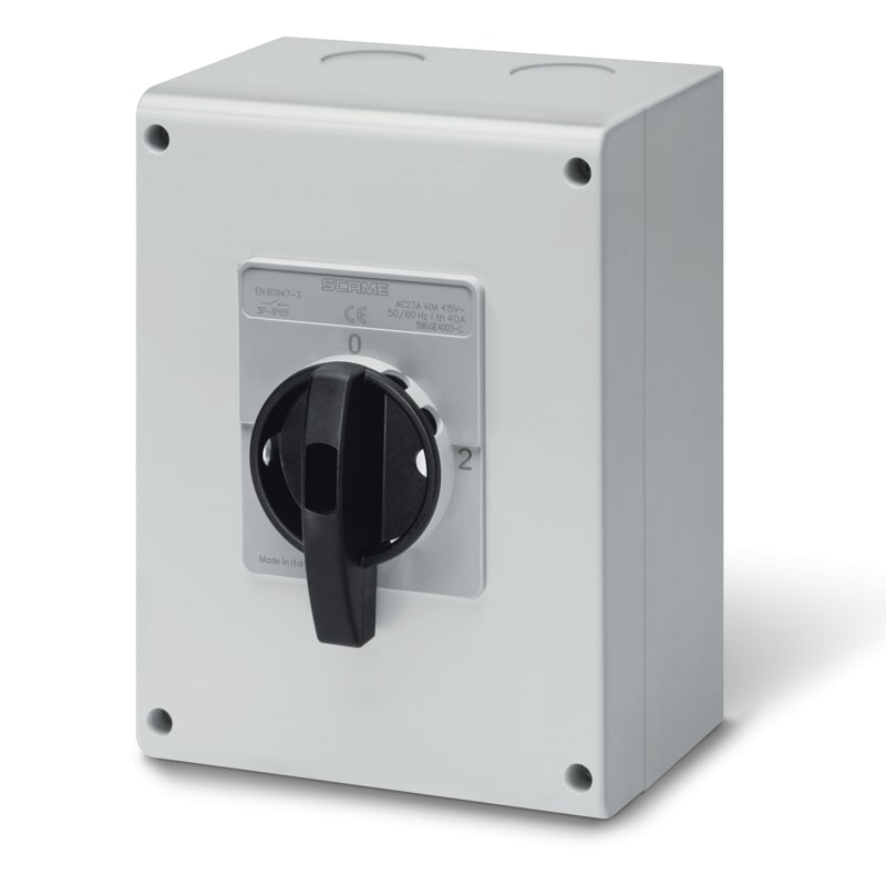 SCAME PARRE SPA - SCA590.GE8005-C COMMUTATORE IN CASSETTA 80A 3P+N IP55