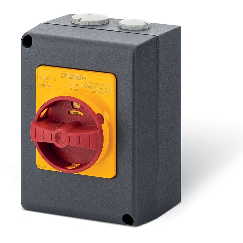 SCAME PARRE SPA - SCA590.HEL3203 INT. DI MANOVRA/SEZ. 32A 3P IP66