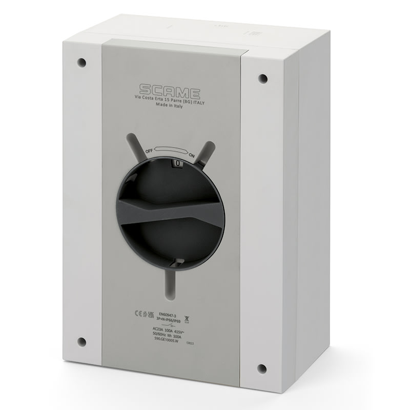 SCAME PARRE SPA - SCA590.CGE12503 INT. DI MANOVRA/SEZ. 125A 3P IP55