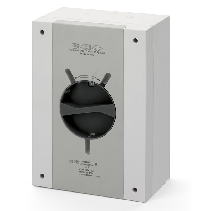 SCAME PARRE SPA - SCA590.CGE8006 INT. DI MANOVRA/SEZ. 80A 6P IP65