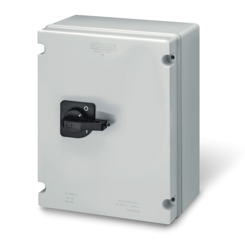 SCAME PARRE SPA - SCA590.EMB16005 INT. DI MANOVRA/SEZ. 160A 3P+N IP55