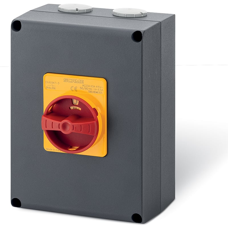 SCAME PARRE SPA - SCA590.HEM1608 INT. DI MANOVRA/SEZ. 16A 8P IP66