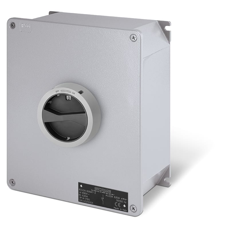 SCAME PARRE SPA - SCA590.HGE12503 INT. DI MANOVRA/SEZ. 125A 3P IP65