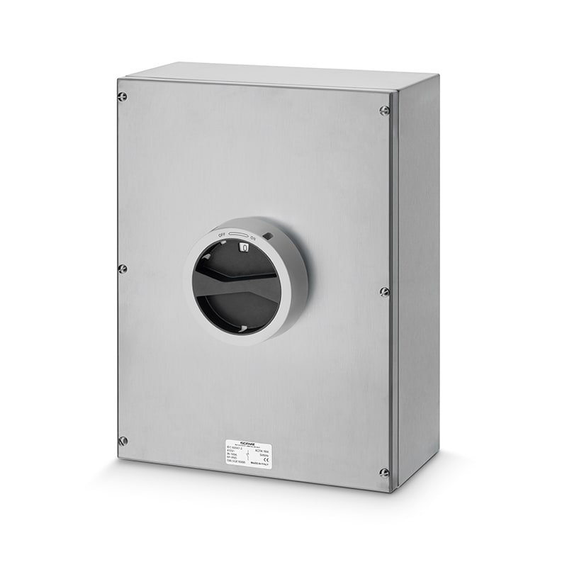 SCAME PARRE SPA - SCA590.SGE16008 ISOLATORS IN ACCIAIO 160A 8 POLI GENER.