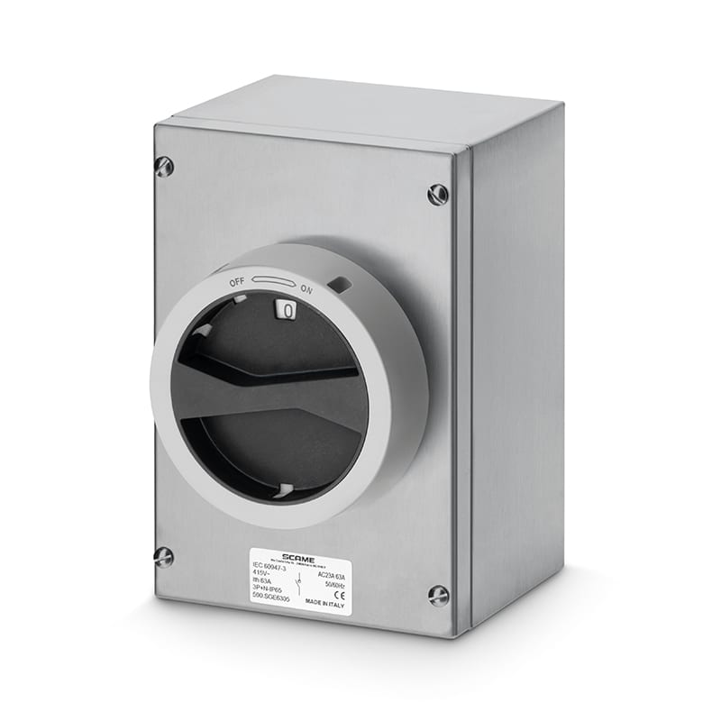 SCAME PARRE SPA - SCA590.SGE10005 ISOLATORS IN ACCIAIO 100A 3P+N GENERALE