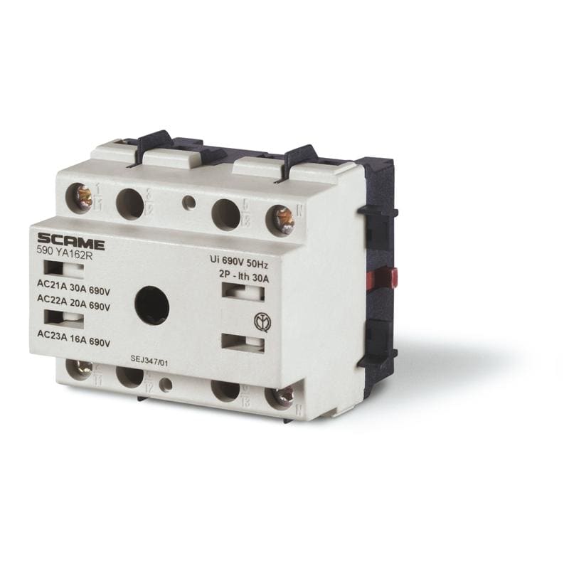 SCAME PARRE SPA - SCA590.YA162R FRUTTO INTERRUTTORE 16A 2P RETROQ. (SX)