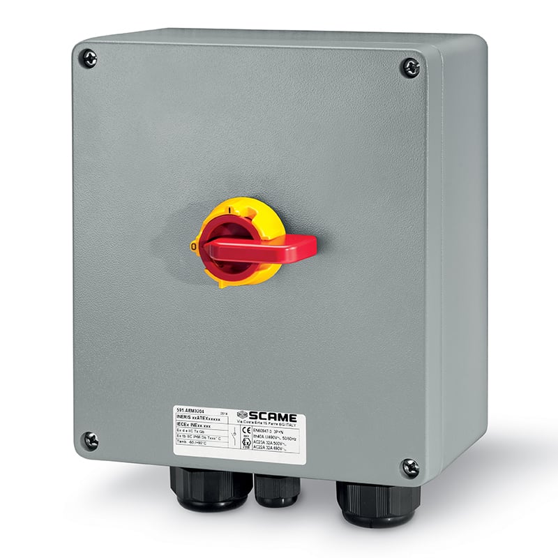 SCAME PARRE SPA - SCA591.AEM2504 DISP. COM. EMERGENZA EX GD 3/4P 25A AL