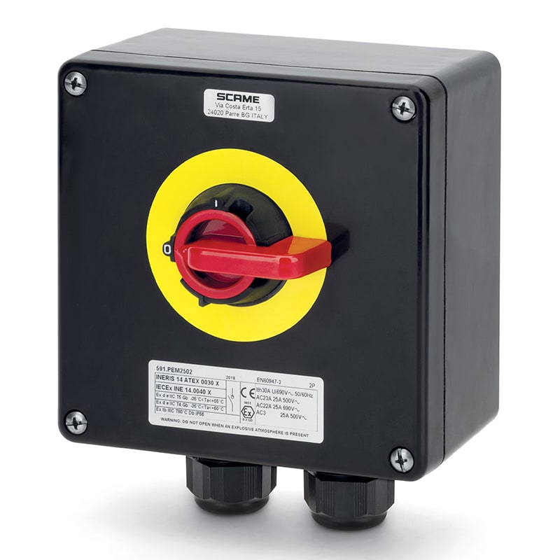 SCAME PARRE SPA - SCA591.PEM6304 DISP. COM. EMERGENZA EX GD 3/4P 63A GRP