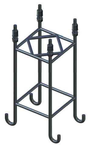 DEHN ITALIA SPA - DEH103040 GABBIA DI ANCORAGGIO 4XM24, H13-19