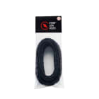 LE PROLUNGHE SAS - PRG5927/10-N TRECCIA SETA 3G0.50 NERO MT. 10