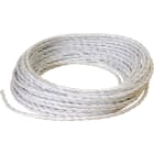 LE PROLUNGHE SAS - PRG5928/25 TRECCIA SETA 3G0.75 BIANCO MT. 25