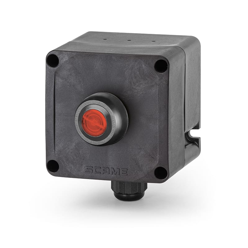 SCAME PARRE SPA - SCA593.111-1PLRO CONTROL STATION EX 95X95X80MM