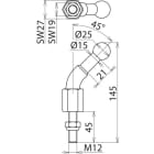 DEHN ITALIA SPA - DEH756245 KFP 25 W45 M12 45SSM