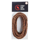 LE PROLUNGHE SAS - PRG5932/10-MR TRECCIA COTONE 3G1 MT. 10 MARRONE