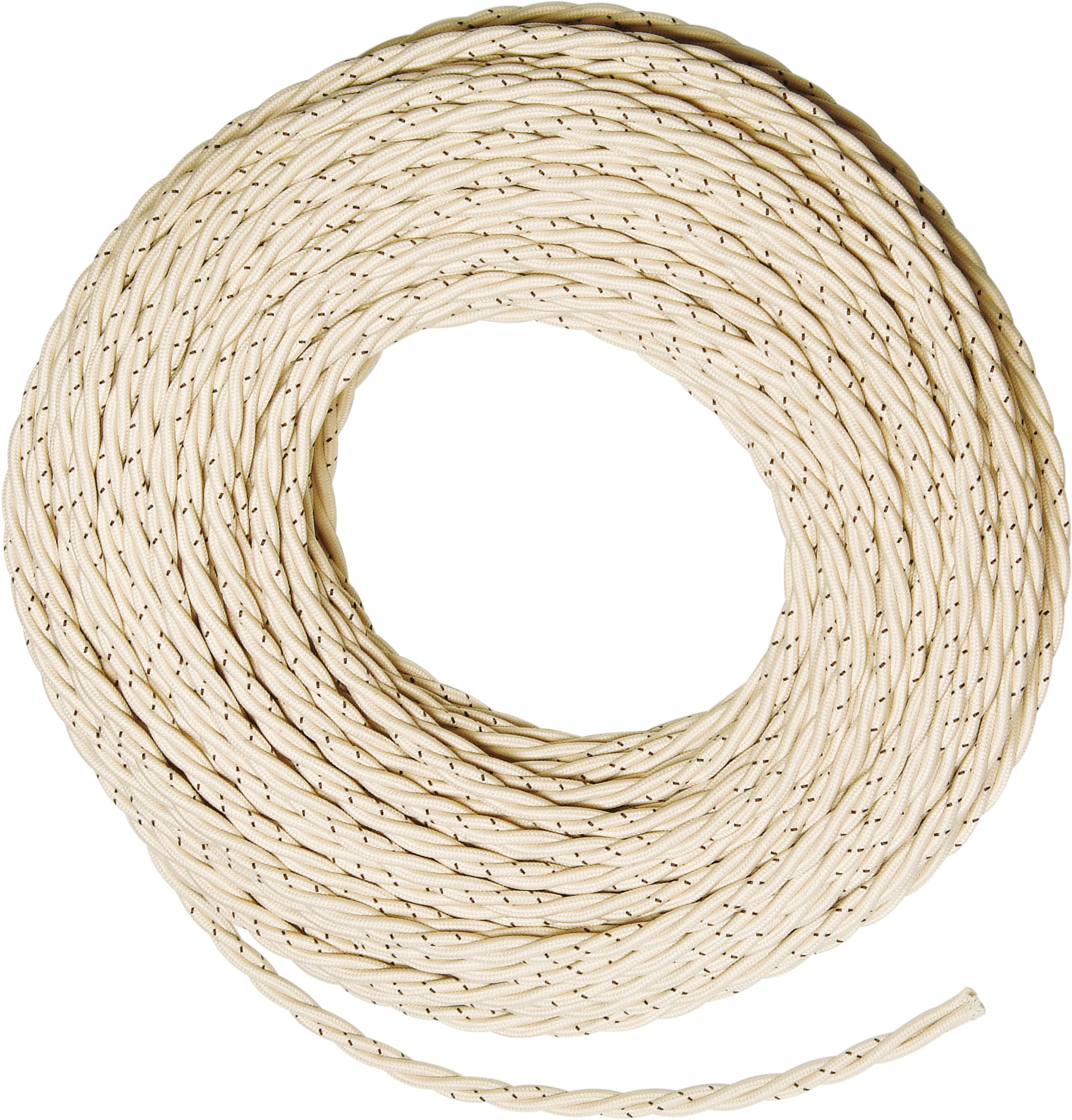 LE PROLUNGHE SAS - PRG5933/AV TRECCIA COTONE 3G1.50 AVORIO MT. 50