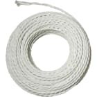 LE PROLUNGHE SAS - PRG5940 TRECCIA COTONE 2X0.75 ACCIAIO MT.50 BN