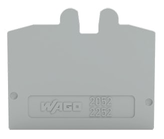WAGO ITALIA SRL - WAG2052-1291 PIASTRA TERMINALE GRIGIO